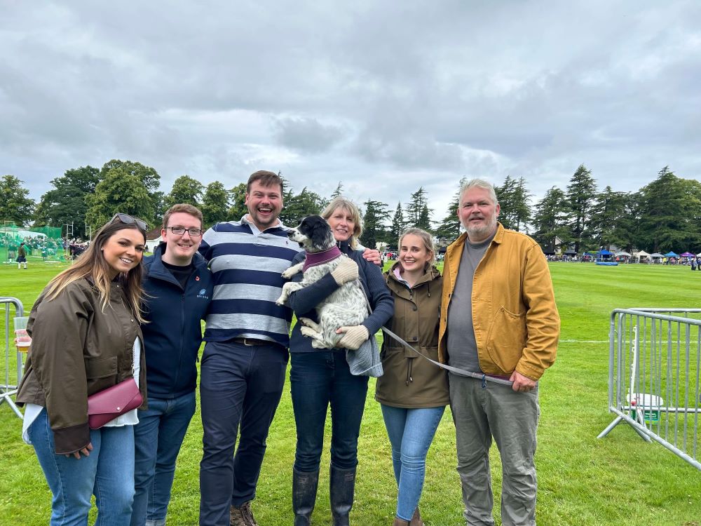 picture of Briggs team at Forres Highland Games, Scotland